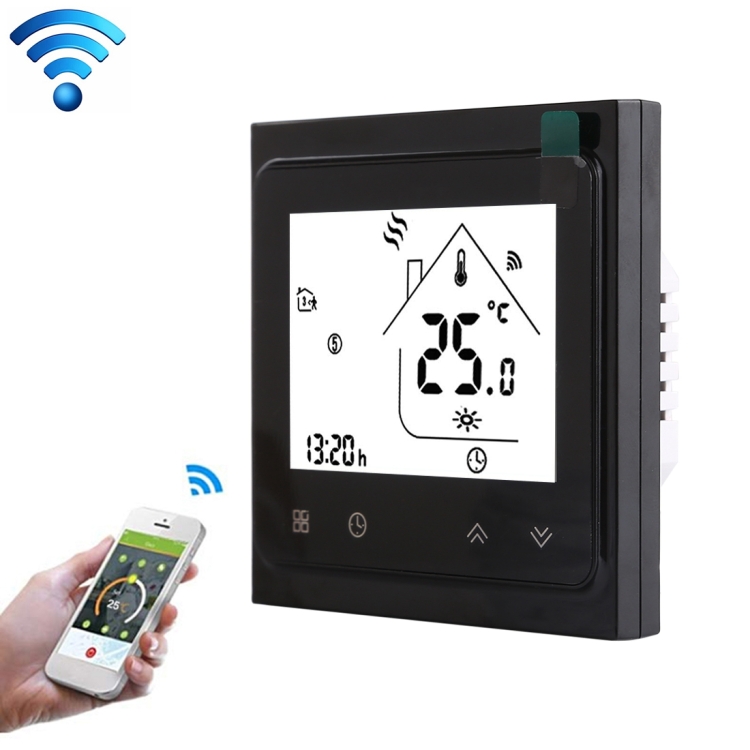 BHT-002GCLW 3A Load Water / Gas Boiler Type LCD Digital Heating Room Thermostat with Time Display, WiFi Control