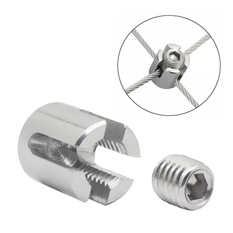 316 Stainless Steel Garden Wire Rope Cross Fixed Clip