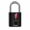 P16 5V Micro USB Charging Semiconductor Fingerprint Sensing TSA Padlock