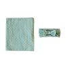 Newborn Baby Dot Pattern Swaddling Scarf Headband