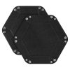Hexagonal Desktop PU Storage Box Sundries Tray