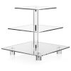 YX063 3 Tier Acrylic Square Cupcake Stand