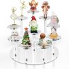 YX066 Acrylic Circular Cupcake Stand