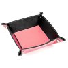 7001 Leather Desktop Square Storage Box Household Life Oddments Tray
