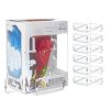 YX075 6pcs / Set Acrylic Storage Rack Anime Ornaments Wall Mounted Display Bracket