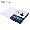 XY-8007 3.5 inch Display High Precision Electronic Scale (0.1g~3000g), Excluding Batteries