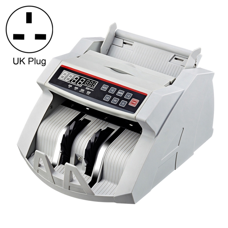 2108UV/IR 220V Multi-Currency Currency Counter, Specification: UK Plug