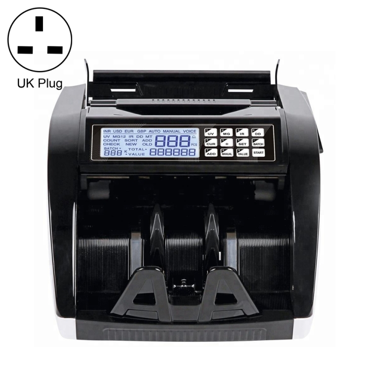 AL-6100A Multi-currency Currency Detector, Specifications:UK Plug