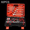 82 In 1 Multi-function Car Repair Combination Toolbox Ratchet Wrench Set