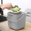 Household Creative Kitchen Trash Can With Cover Simple Fashion Classification Garbage Bin Residue Filter Bin