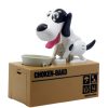 Creative Cartoon Edacious Puppy Automatic Money Eating Coin Saving Box