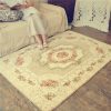 Rose Pattern Fuzzy Living Room Carpet Bedroom Bedside Mat, Size: 1.2m x 1.8m