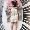 Rabbit Pattern Stereoscopic Ears Baby Knitted Blanket