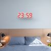 Multi-Function Large 3D LED Digital Wall Alarm Clock with Snooze Function, 12/24 Hours Display for Home, Kitchen, Office, DC 5V, CE Certificated