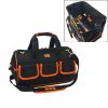 EZRE Multi-function Oxford Cloth Electrician Belt Pouch Maintenance Tools Handbag Shoulder Bag Convenient Tool Bag, Size : 19 inch