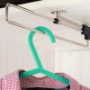 Telescopic Rail Pull-Out Wardrobe Clothes Hanger(40cm)