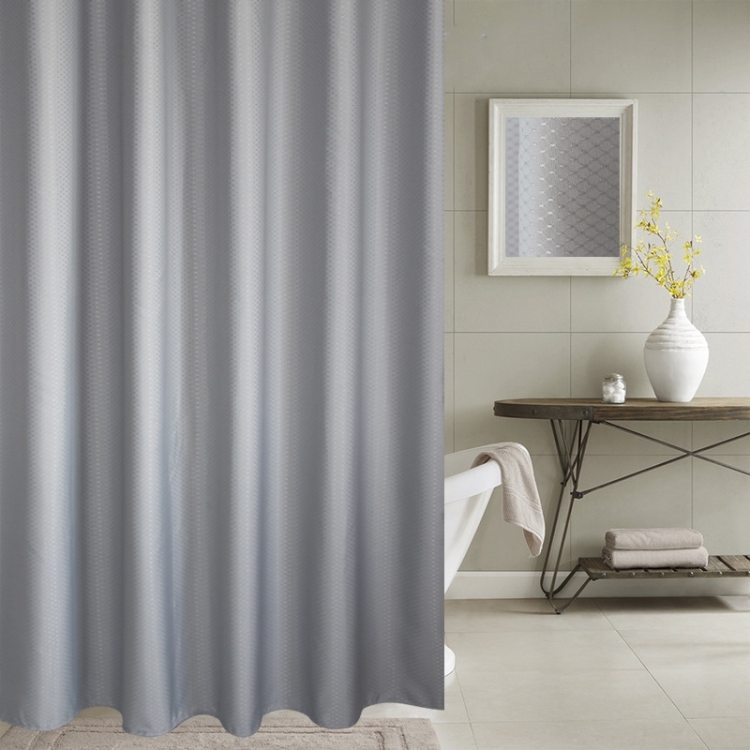 Thickening Waterproof And Mildew Curtain Honeycomb Texture Polyester Cloth Shower Curtain Bathroom Curtains,Size:240*200cm