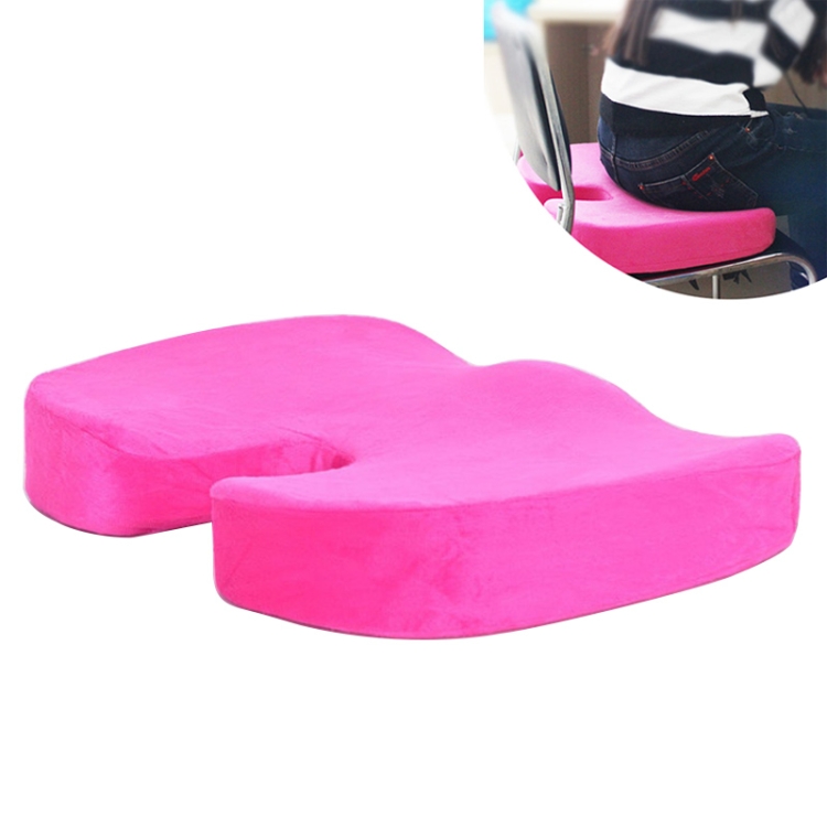 W-shaped Rebound Memory Foam Anti-Hemorrhoids Car Health Buttock Cushion, Size: 45x35x7cm