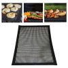 Barbecue Heat Resistant Non-stick Grilling Mesh BBQ Baking Mat, Size: 40 x 30cm