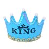 Exquisite Non-woven Fabric Children Birthday Party LED Luminous Hairband Decorative Hat, Size: 12*10.5cm, Random Color Delivery