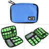 Portable Travel Organizer Storage Collection Bag Case Pouch Digital Gadget Electronic Accessories, Size: 25.7*18.5*1.2cm