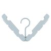 Foldable Clothes Hanger Drying Rack with 4 Hidden Clips for Home / Travel, Random Color Delivery