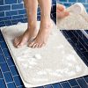 Rectangular Bathroom Bathtub Mildew Stain Resistant PVC Anti-skid Household Foot Pad Carpet, Size: 70cm x 40cm (White)