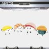 5 PCS Cute Sushi Pattern Household Kitchen Self-adhesive High Temperature Resistance Oil Resistant Wall Stickers Size: 60x90cm