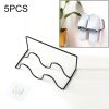 5 PCS K204 Creative DIY Household Wall-mounted Double Layer Shoe Storage Rack