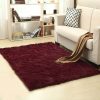 Bedroom Living Room Warm Faux Plush Carpet Floor Fluffy Soft Mat, Size:200x400cm