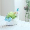 Lovely Home Garden Office Resin Cartoon Animal Shaped Plant Flower Pot Decoration Animal Flower Pots Planter