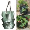 CMD-3 3 Gallon Hanging Strawberry PE Planting Bag Horticultural Flower Planting Bag