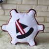 Pirate style Cushion Bed Backrest Support Throw Pillow with Pillow Insert,  Size: 47 x 47cm