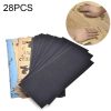 28 PCS LANHU Grit 120-3000 Wet And Dry Polishing Grinding Sandpaper，Size: 22.9 x 9.1cm