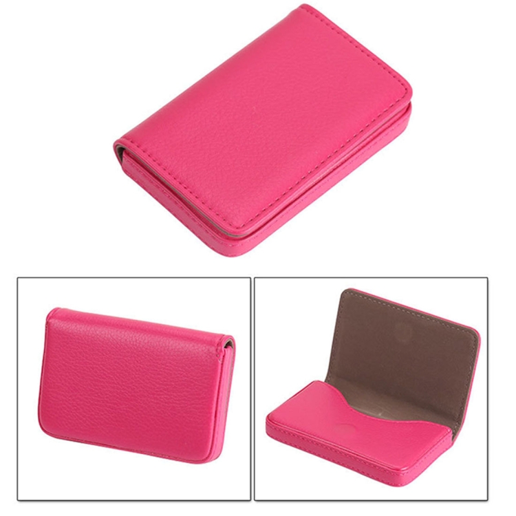 Premium PU Leather Business Card Case with Magnetic Closure , Size: 10*6.5*1.7cm