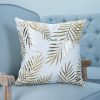 Fashion Bronzing Gold Printed Cushion Cover Sofa Seat Pillow Case, Size: 45*45cm