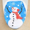 Fancy Christmas Decoration Toilet Lid Cover, Size: 48 x 43cm