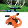 Garden Automatic Rotating Nozzle 360 Degree Rotary Automatic Sprinkler Garden Lawn Watering Nozzle Irrigation Nozzle,Applicable for 1/2 inch Water Pipes
