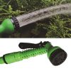 75FT Garden Watering 3 Times Telescopic Pipe Magic Flexible Garden Hose Expandable Watering Hose with Plastic Hoses Telescopic Pipe with Spray Gun, Random Color Delivery