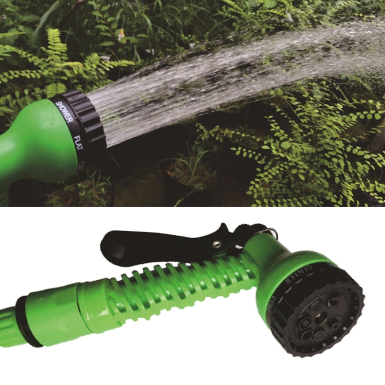 100FT Garden Watering 3 Times Telescopic Pipe Magic Flexible Garden Hose Expandable Watering Hose with Plastic Hoses Telescopic Pipe with Spray Gun, Random Color Delivery