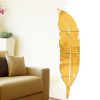DIY Feather Style Acrylic Mirror Wall Stickers Home Room Mural Decoration Art Wall Sticker, Size: 30*120cm