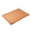 Bamboo Right Angle Tea Tray Tea Table, Size: 37x26cm
