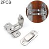 2 PCS Security Door Stainless Steel 90 Degree Right Angle Door Buckle Corner Insert