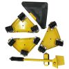 5 in 1 Triangle Iron Movers Home Trolly Heavy Furniture Moving to Save Effort
