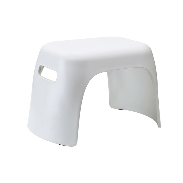 Thickened Plastic Chair Household Footstool Bathroom Anti-skid Small Stool for Children