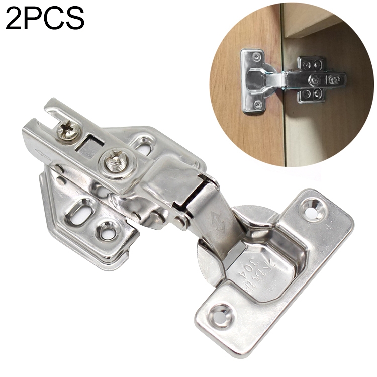 2 PCS Stainless Steel Hydraulic Hinge Copper Rod Hydraulic Buffer Hinge, 781 Big Bend