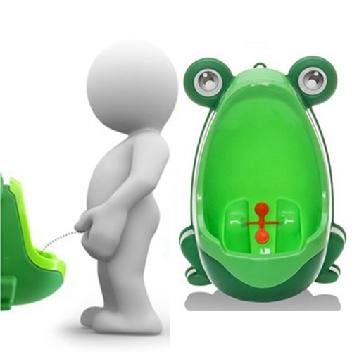 Cartoon Frog Shape Kids Wall-Mounted Potty Toilet