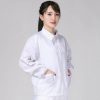 Antistatic Top Short Dust-free Jacket Lapel Overalls,Size:XXXL