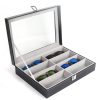 8 Grids Portable Sunglasses Protective Storage Box