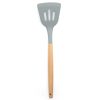 Silicone Wood Handle Leak Shovel Heat-resistant Cooking Shovel Kitchen Tools